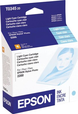 Epson T034 Light Cyan Standard Yield Ink Cartridge