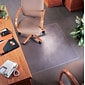 Deflect-O SuperMat Carpet Chair Mat, 45" x 53'', Medium-Pile, Clear (CM14243)