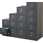 HON® 310 Series Vertical File Cabinet, Legal, 2-Drawer, Charcoal, 26 1/2"D