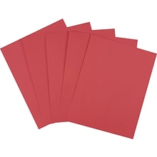 Staples® Brights Multipurpose Paper, 24 lbs., 8.5 x 11, Red, 500/Ream (20104)