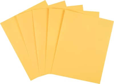 Pastel Colored Copy Paper, 8-1/2x11, Goldenrod Yellow