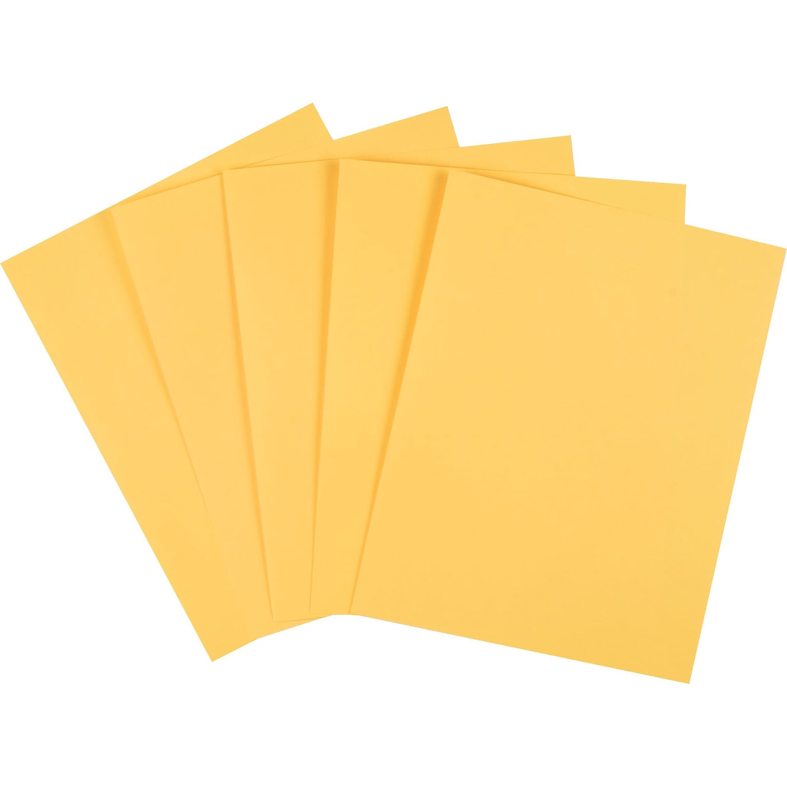 Pastel Colored Copy Paper, 8-1/2x11, Goldenrod Yellow