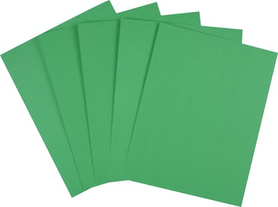 Staples® Brights Multipurpose Paper, 24 lbs., 8.5 x 11, Dark Green, 500/Ream (20103)