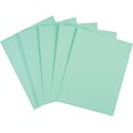 Quill Brand® Cover Stock Paper, 8 1/2 x 11, Green