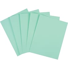 Quill Brand® Cover Stock Paper, 8 1/2 x 11, Green
