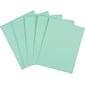 Quill Brand® Cover Stock Paper, 8 1/2" x 11", Green