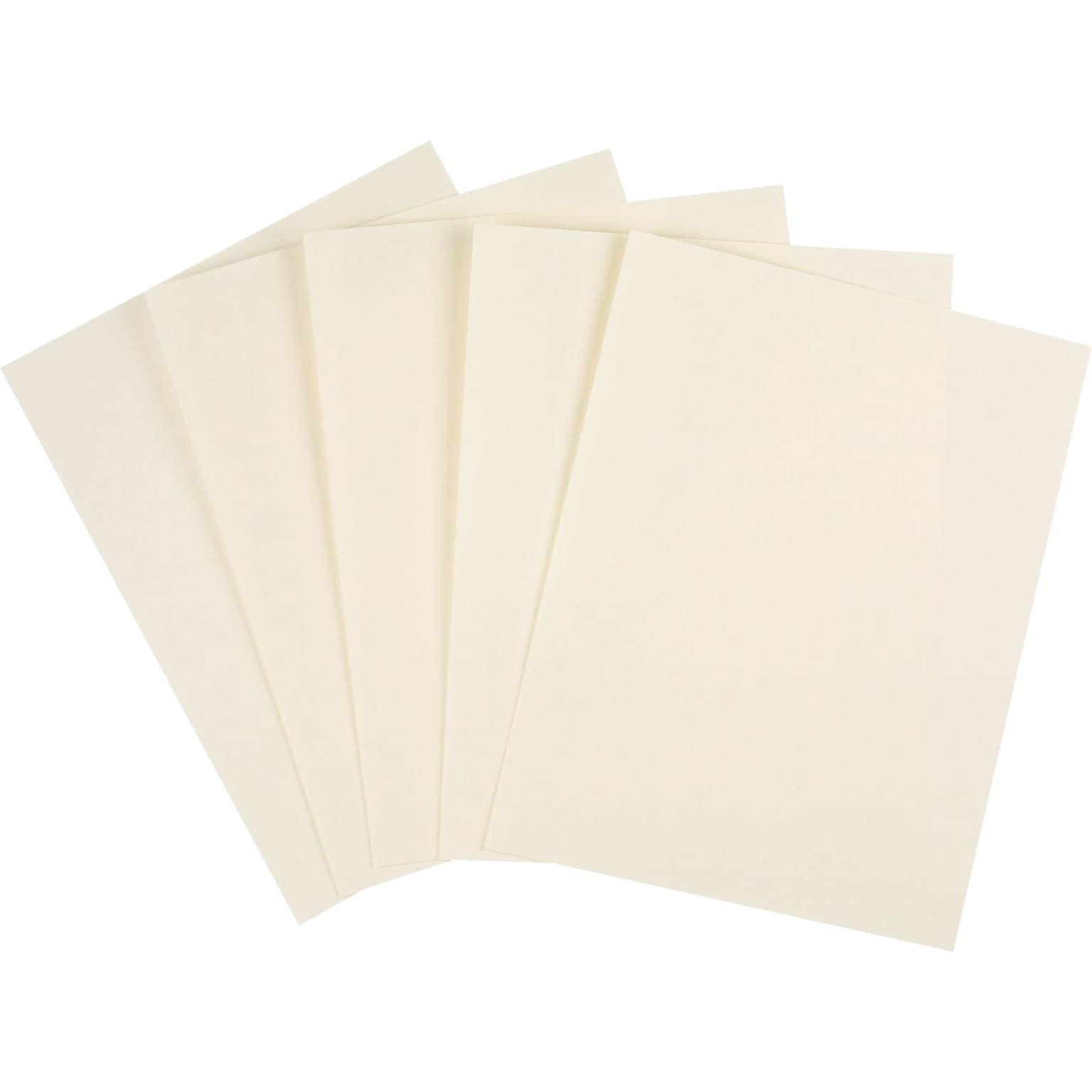 Cover Stock Paper, Ivory, 8-1/2 x 11