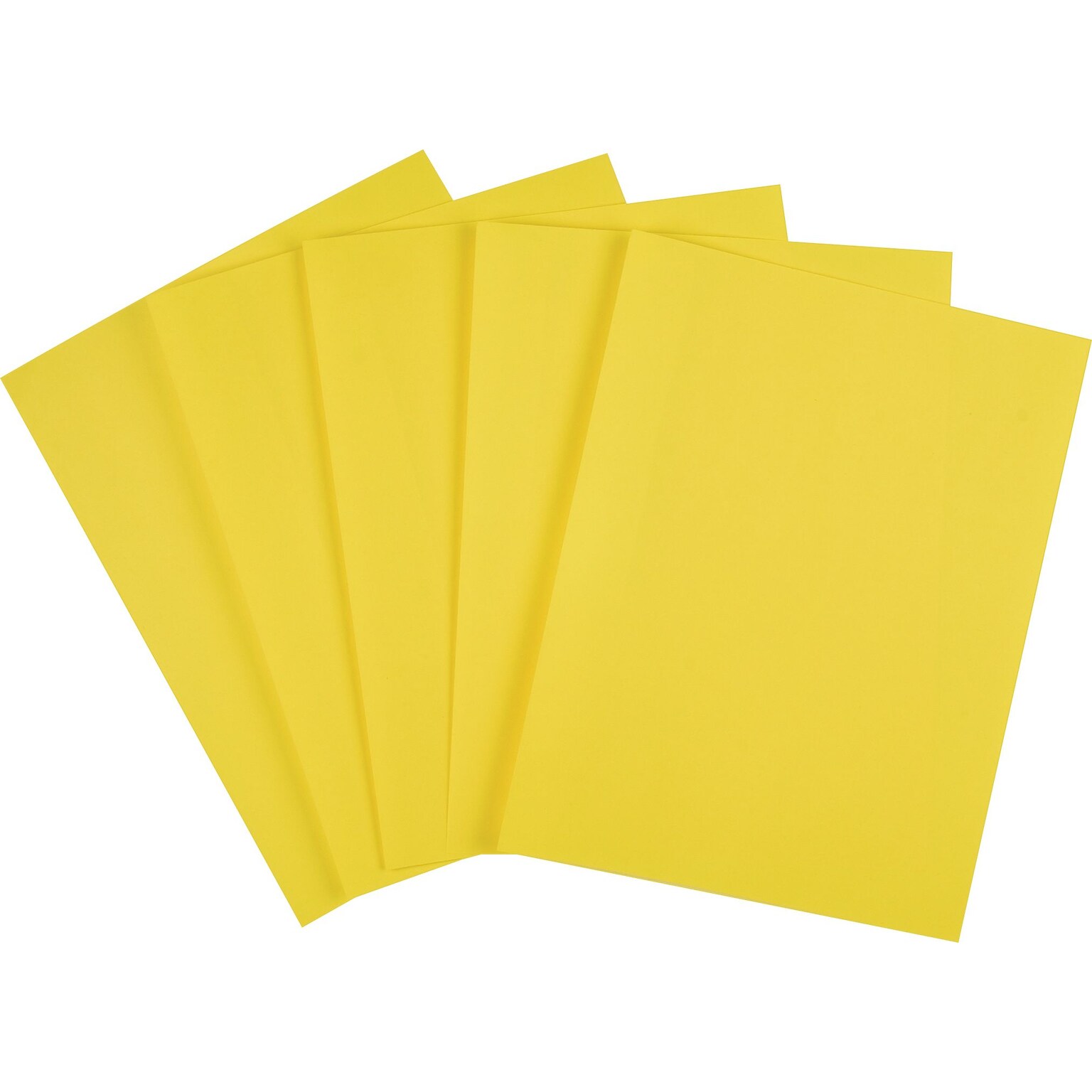 Brights Colored Paper, 8 1/2 x 11, Yellow, Ream, 500/Ream