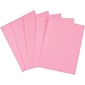 Staples Brights Multipurpose Colored Paper, 20 lbs., 8.5" x 11", Pink, 500/Ream (25207)