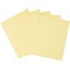 Card Stock, 8-1/2 x 11, Canary Yellow, 250/Pack