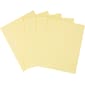 Card Stock, 8-1/2" x 11", Canary Yellow, 250/Pack