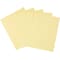 Card Stock, 8-1/2 x 11, Canary Yellow, 250/Pack