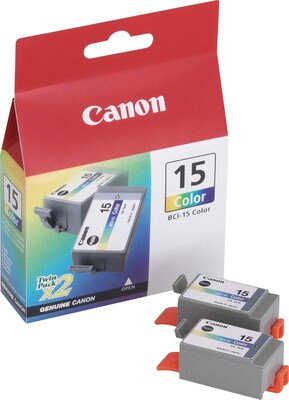 Canon 15 Color Standard Yield Ink Cartridge, 2/Pack (8191A003)