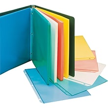 C-Line Colored Sheet Protectors, Heavyweight, Assorted, 8-1/2 x 11, 50/Box (62010)