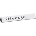 Clear Magnetic Label Holders, 6 x 2-1/2, 10/Pack