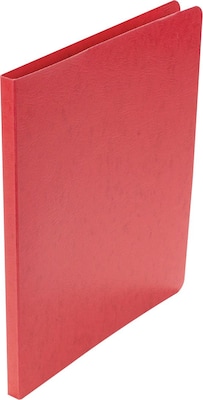 Wilson Jones PRESSTEX® Grip Binder, Executive Red, 125-Sheet Capacity, 11 x 8 1/2, 5/8 (Ring Diameter) (42529)