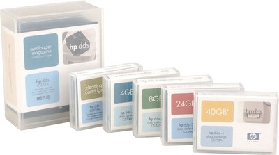 Hewlett-Packard® 4MM Data Cartridges; 120M Long, DDS-2, 8GB