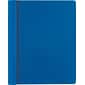 Smead Heavyweight Report Covers with Clear Front, 3-Prong, Letter Size, Dark Blue, 25/Box (87455)