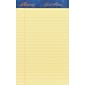 Ampad Gold Fibre, 5" x 8", Canary, Perforated Notepad, Medium Ruled, 4/Pack