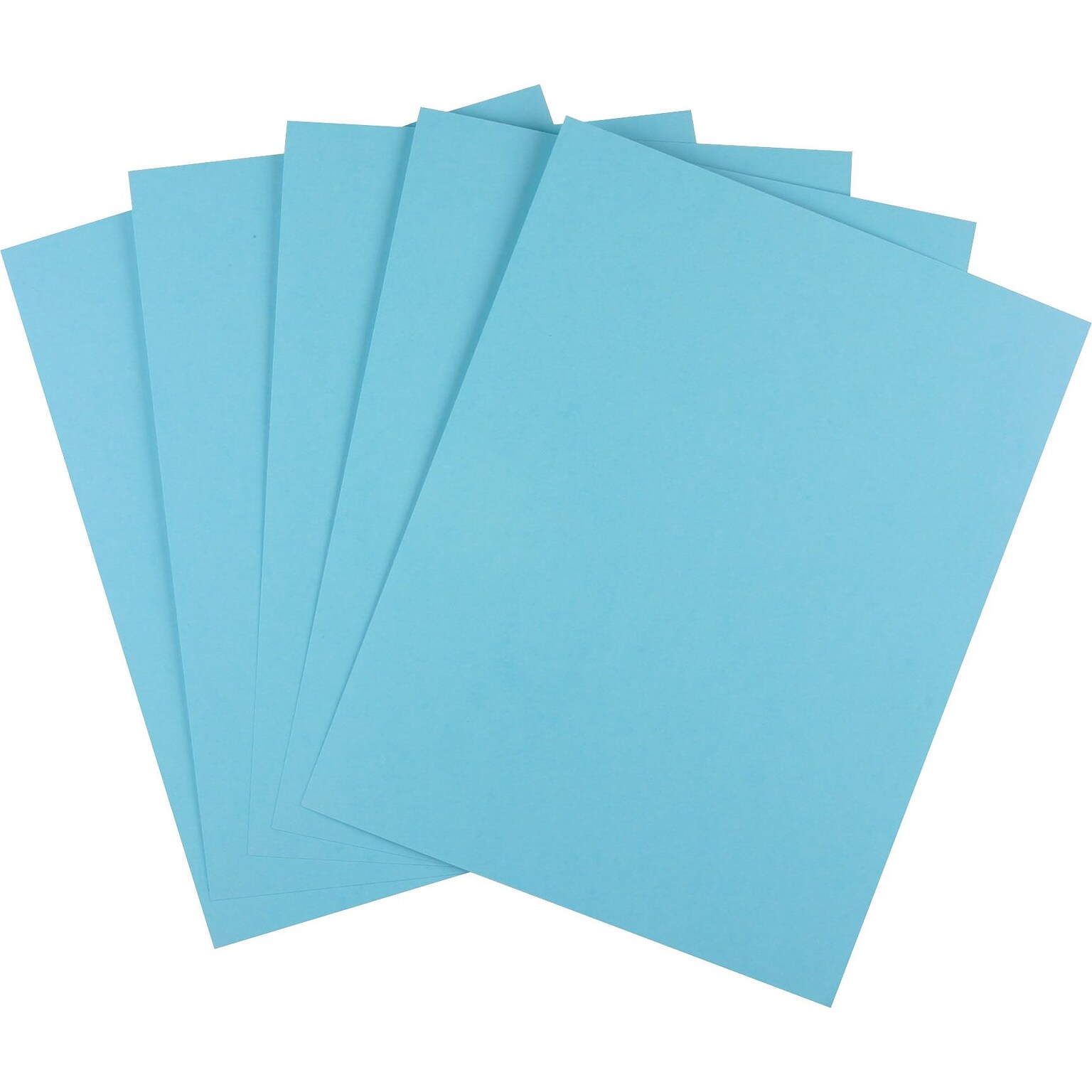 Staples Brights Multipurpose Colored Paper, 20 lbs., 8.5 x 11, Blue, 500/Ream (25202)