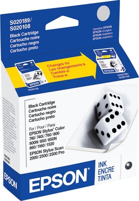 Epson S189 Black Standard Yield Ink Cartridge