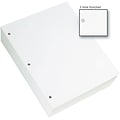8.5 x 11 3-Hole Punch Copy Paper, 20 lbs., 92 Brightness, 500 Sheets/Ream, 5 Reams/Carton (4072)