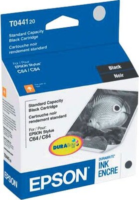 Epson T044 Black Ink Cartridge, Standard Yield