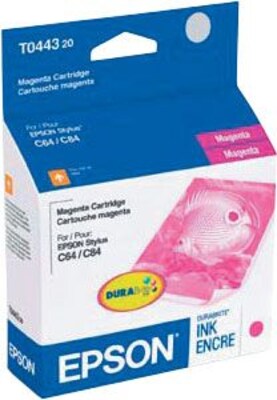 Epson T044 Magenta Ink Cartridge, Standard Yield