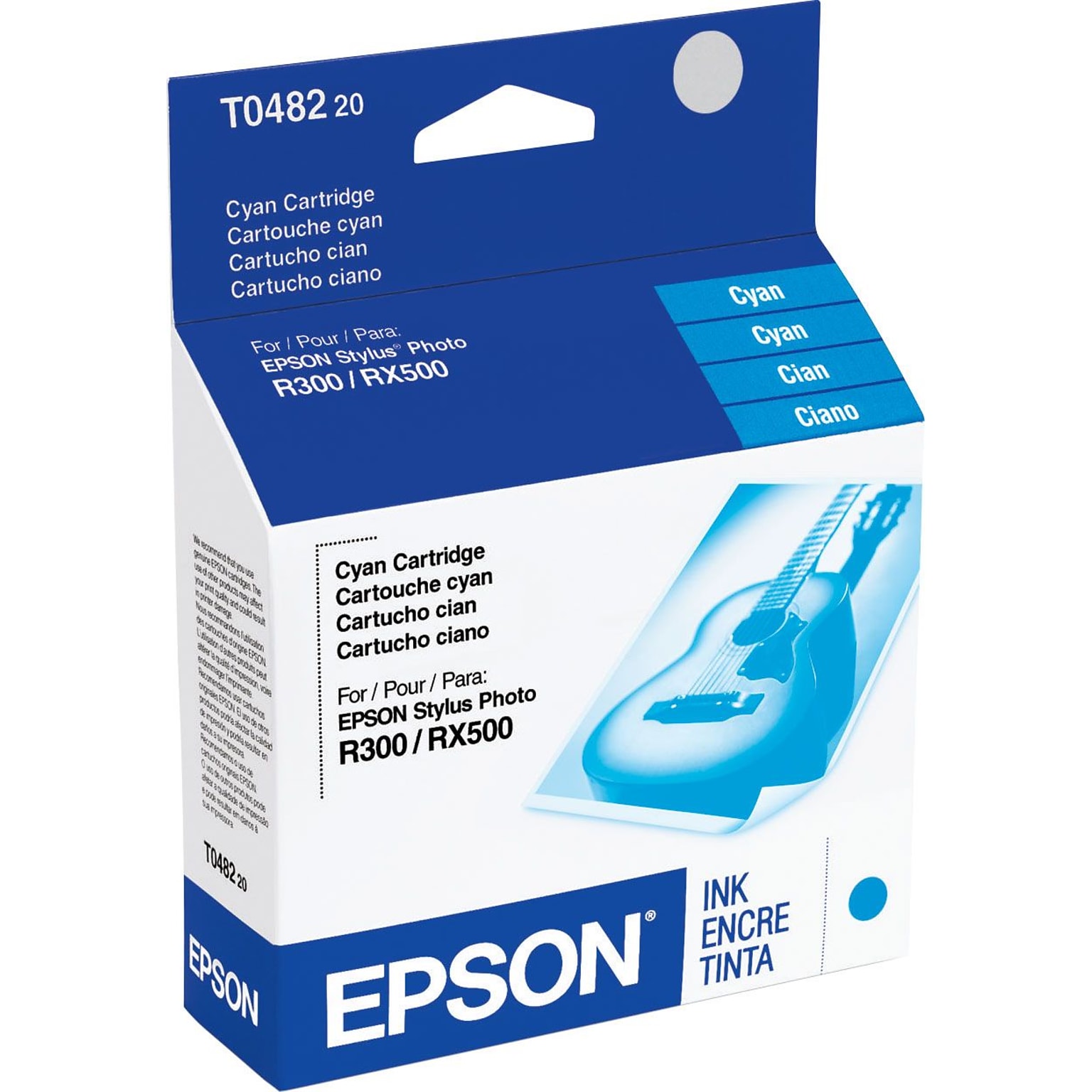 Epson T048 Cyan Standard Yield Ink Cartridge