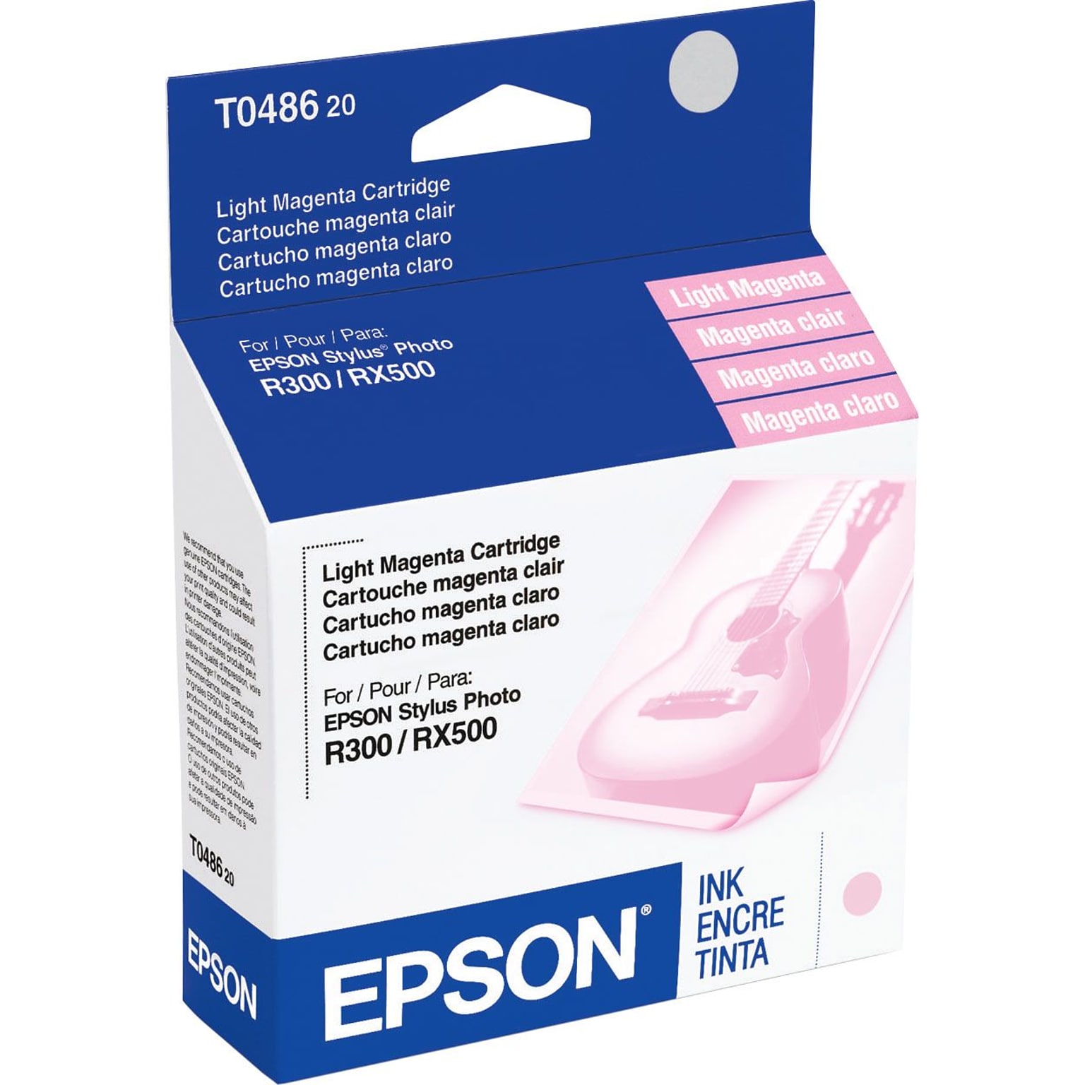 Epson T48 Light Magenta Standard Yield Ink Cartridge