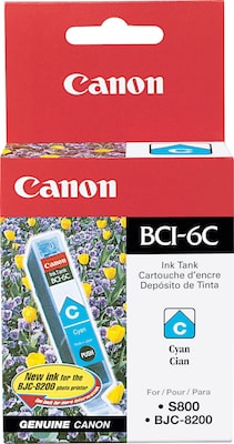 Canon 6 Cyan Standard Yield Ink Cartridge (4706A003)