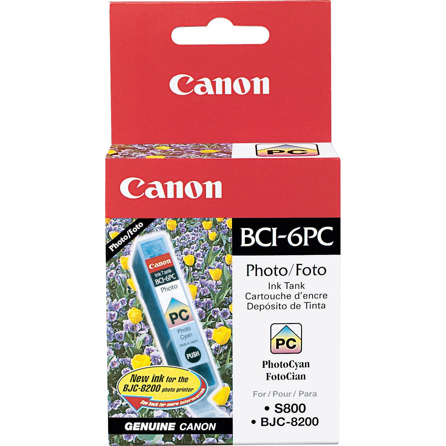 Canon 6 Photo Cyan Standard Yield Ink Cartridge (4709A003)