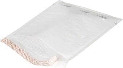 White Self-Seal Bubble Mailers, #0, 6Wx10L, 250/Case