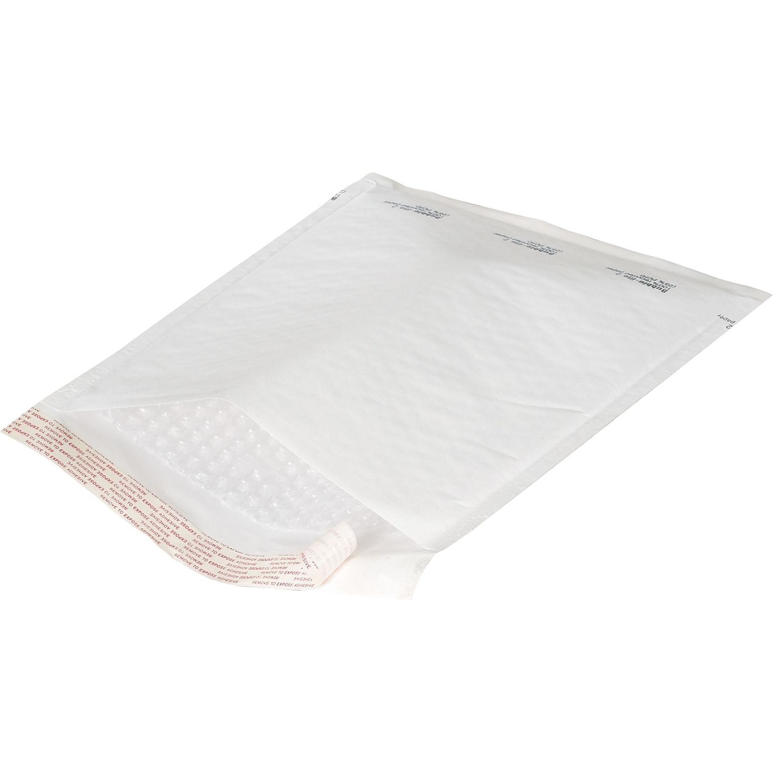 White Self-Seal Bubble Mailers, #0, 6Wx10L, 250/Case