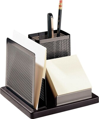 Eldon Expressions Metal Accessory Holders, Gunmetal/Black (E23552)