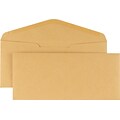 Gummed #10 Envelopes, Brown Kraft, 500/Box