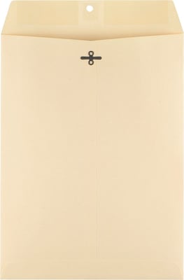 Extra-Heavyweight Clasp Manila  9 x 12 Envelopes, 100/Box (121962/19276)