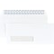 Staples EasyClose Left Window #10 Envelopes, 4 1/8 x 9 1/2, White, 500/Box (381936/17041)