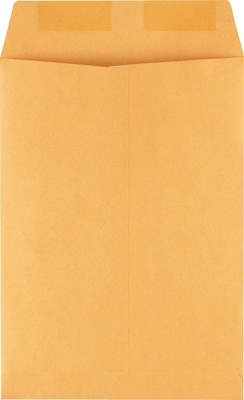 Staples® Gummed Flap Kraft Envelope; 7 1/2 x 10 1/2, Brown, 100/Box (534719/17095)