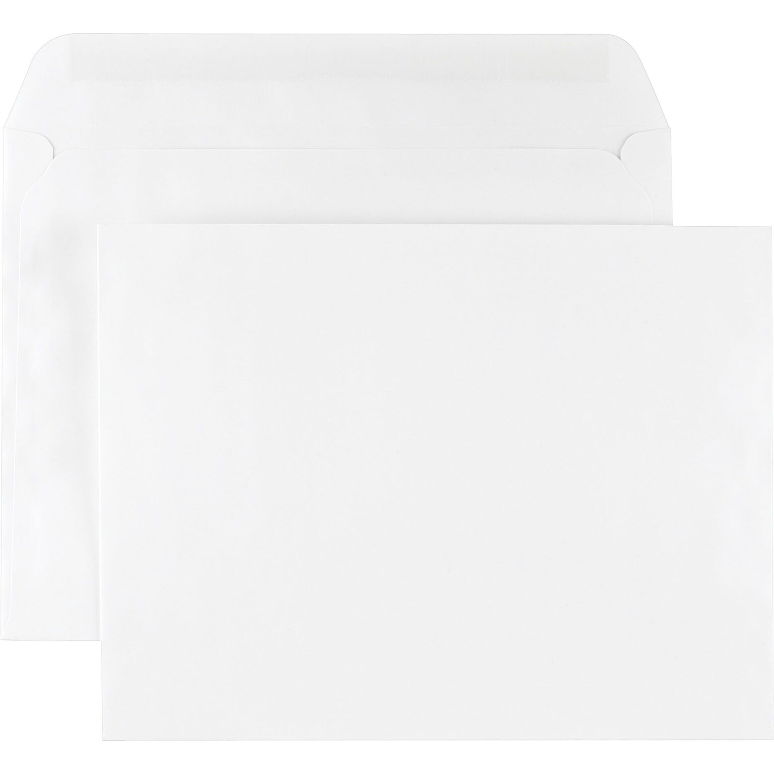 Staples® Gummed Flap Side-Opening Booklet Envelopes; 6 x 9, White Wove, 250/Box (472852/19306)