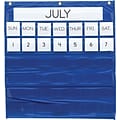 Monthly Calendar Pocket Chart, 25x28, Blue
