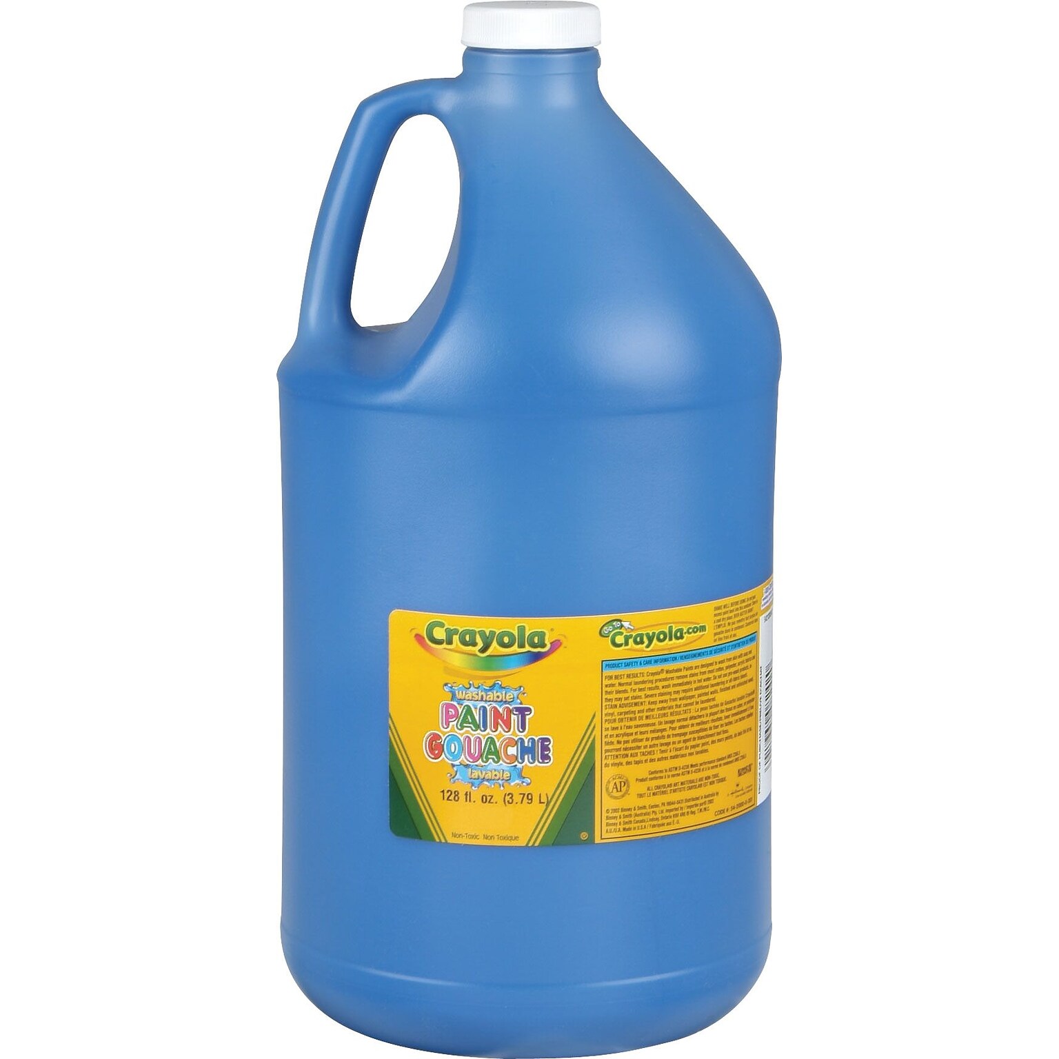 Crayola Washable Kids Paint, Blue, 1 Gallon (54-2128-042)