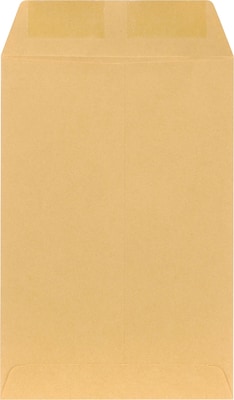 Staples® 6-1/2 x 9-1/2 Brown Kraft Catalog Envelopes; 100/Box (534701/17096)