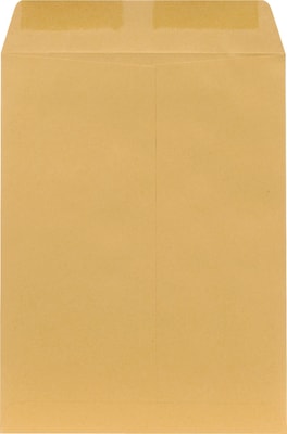 Quill Brand® 24lb. Gummed Catalog Envelopes; Brown-Kraft, 6-1/2x9-1/2, 500/Box