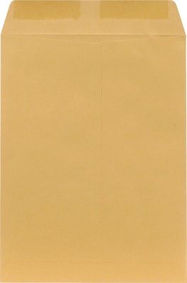 Staples® Gummed Kraft Catalog Envelopes; 9 x 6, Brown, 500/Box (381944/17027)