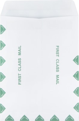Staples® Self-Sealing Wove First-Class Catalog Envelopes; 9 x 12, White, 100/Box (487495/14235)
