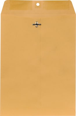 Brown Kraft Clasp Envelopes 9 x 12, 250/Box