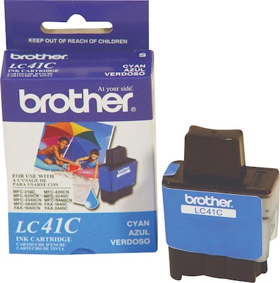 Brother Genuine LC41C Cyan Original Ink Cartridge