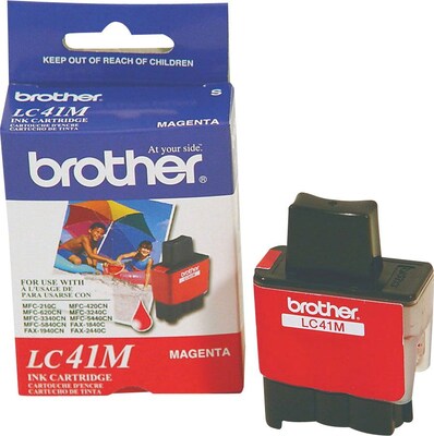 Brother Ink Cartridge, LC41 (LC-41M), Magenta