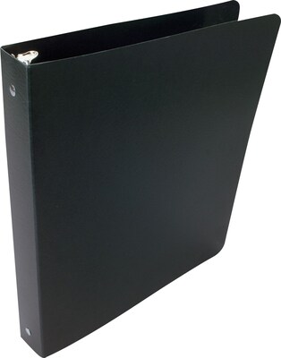 ACCO Presstex 1 3-Ring Non-View Binders, Black (38611)